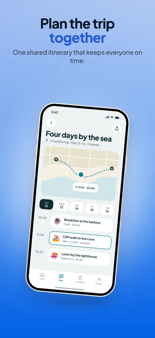 Waymark in the Float template with the Gradient style.