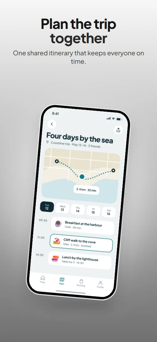 Waymark in the Float template with the Monochrome style.