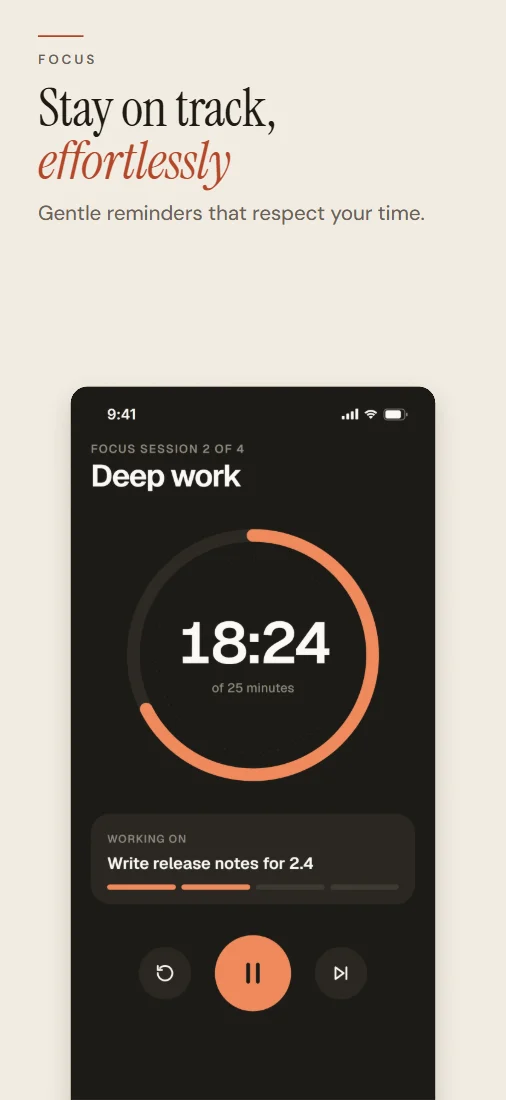 The Editorial template laid out around a screen from Tidy.