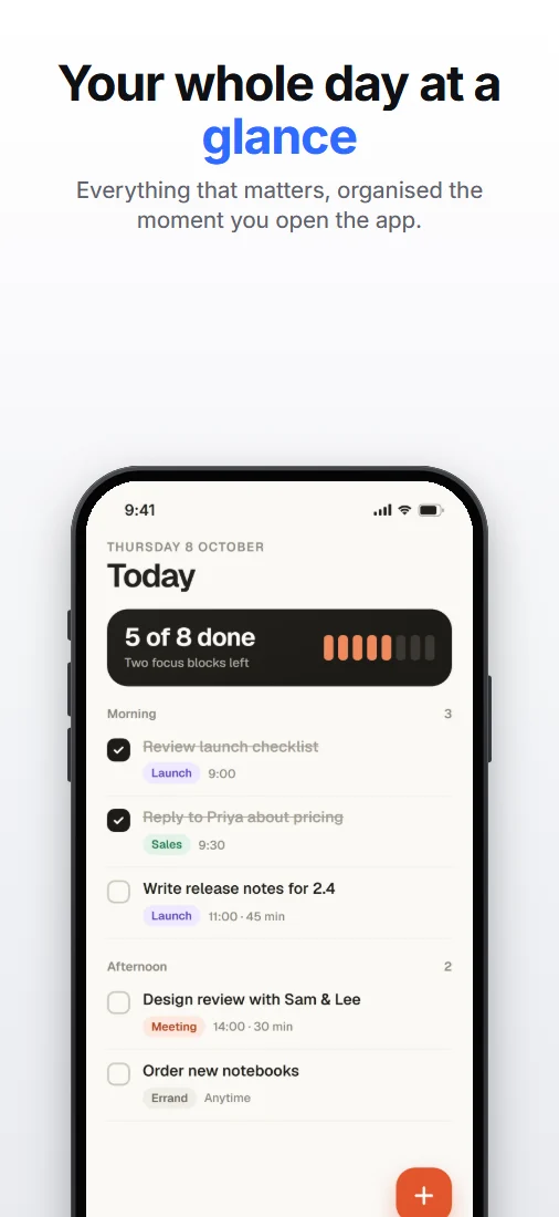 The Keynote template laid out around a screen from Tidy.